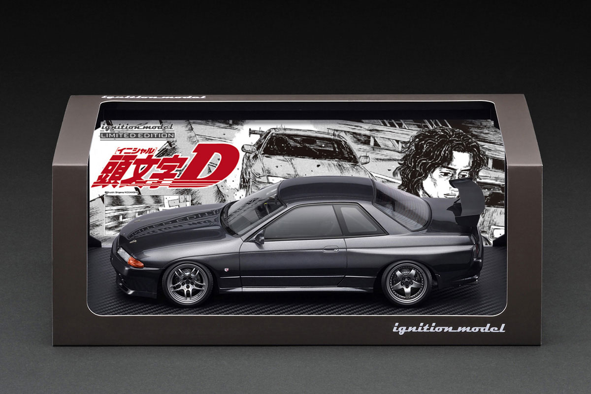 IG3545 1/18 INITIAL D Nissan Skyline GT-R (BNR32) Gun Metallic