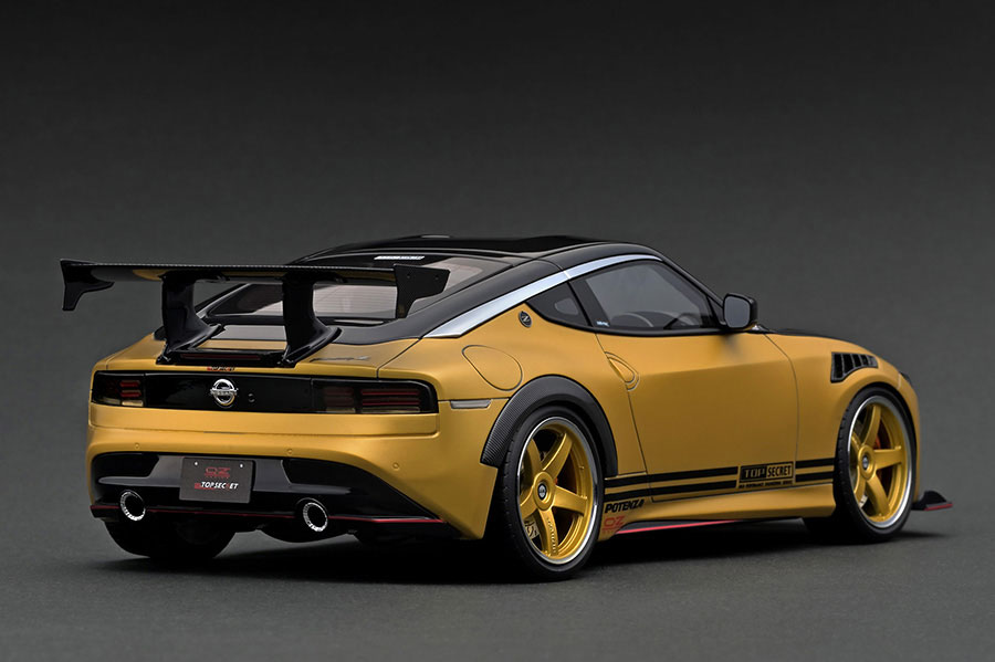 IG3383 1/18 TOP SECRET Fairlady Z (RZ34) Matte Gold With Mr