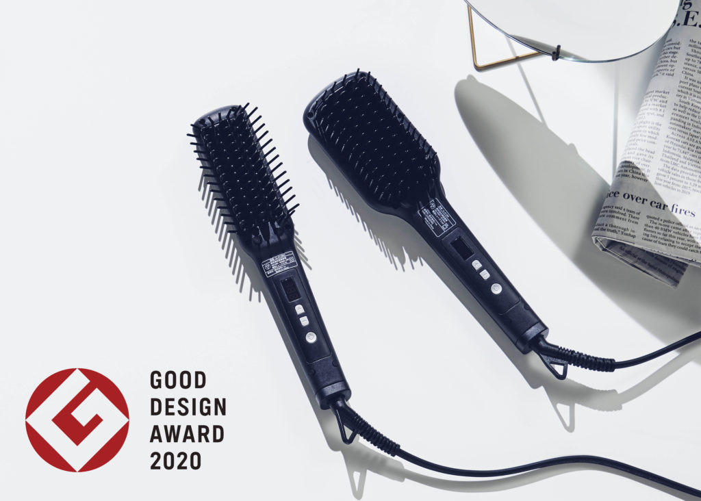 ブラシ型ヘアアイロン「SALONIAストレートヒートブラシ」が グッド