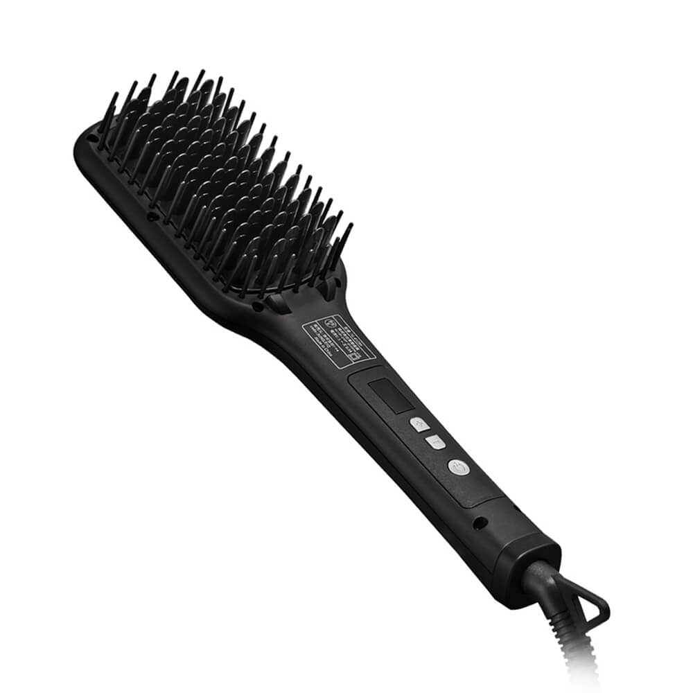 ブラシ型ヘアアイロン「SALONIAストレートヒートブラシ」が グッド