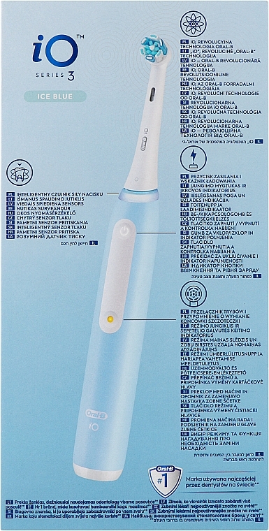 BRAUN Oral−B IOG31A60IB BLUE Oral−B io3 IOG31A60IB ICE BLUE