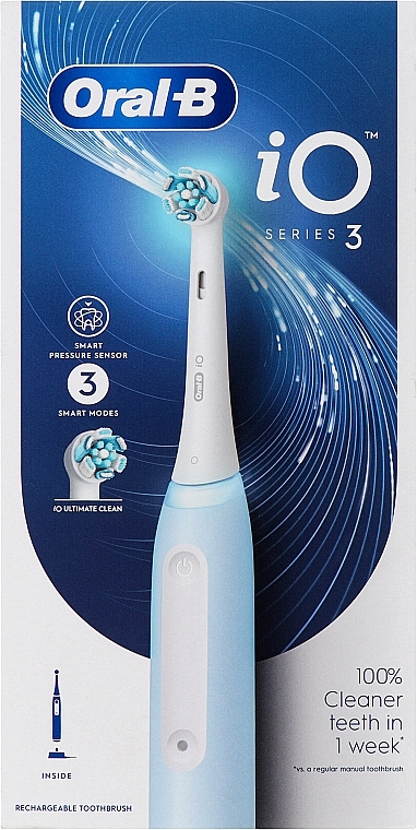 BRAUN Oral−B IOG31A60IB BLUE Oral−B io3 IOG31A60IB ICE BLUE