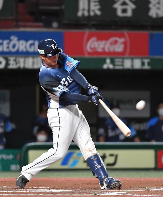 西武ドラ5・柘植世那がプロ1号本塁打/野球/デイリースポーツ online