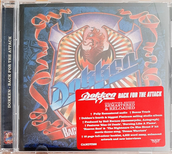 Dokken – Back For The Attack – CD (Album, Reissue, Remastered