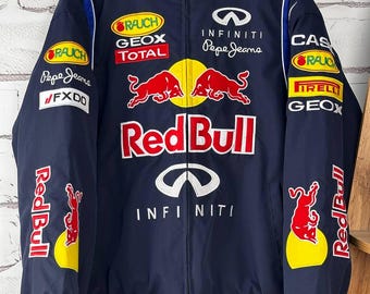 Racing Red Bull Infinity Jacket Bomber Formula One F-1 Blue