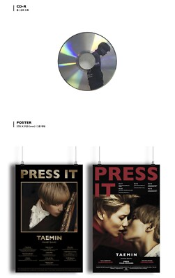 SHINee TAEMIN - PRESS IT Solo 1st Album SEALED Rare CD+PHOTOCARD+