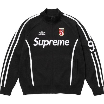 Size L - Supreme x Umbro Zip Up Sweater (Black) | eBay