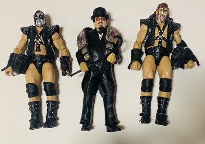 WWE Mattel Custom Demolition Ax & Smash and Mr. Fuji Set w
