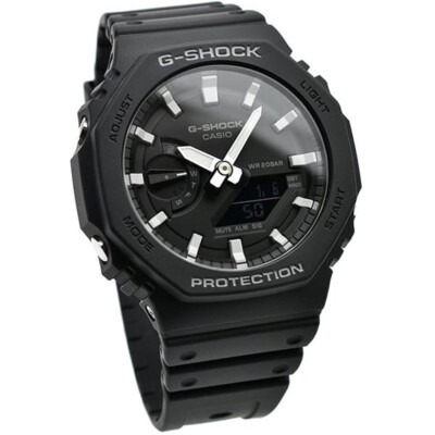 CASIO G-SHOCK GA-2100-1AJF Black Carbon Core Analog Digital Men