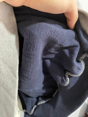 GOSHA RUBCHINSKIY COMBO LOGO SWEAT LIGHT GREY & DARK NAVY | eBay