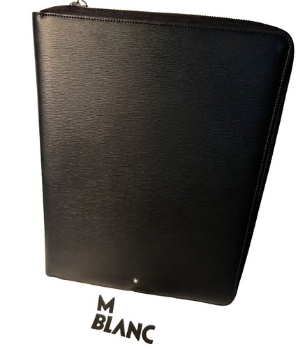 Montblanc Fine Stationery Lined Small Black Notebook # 146