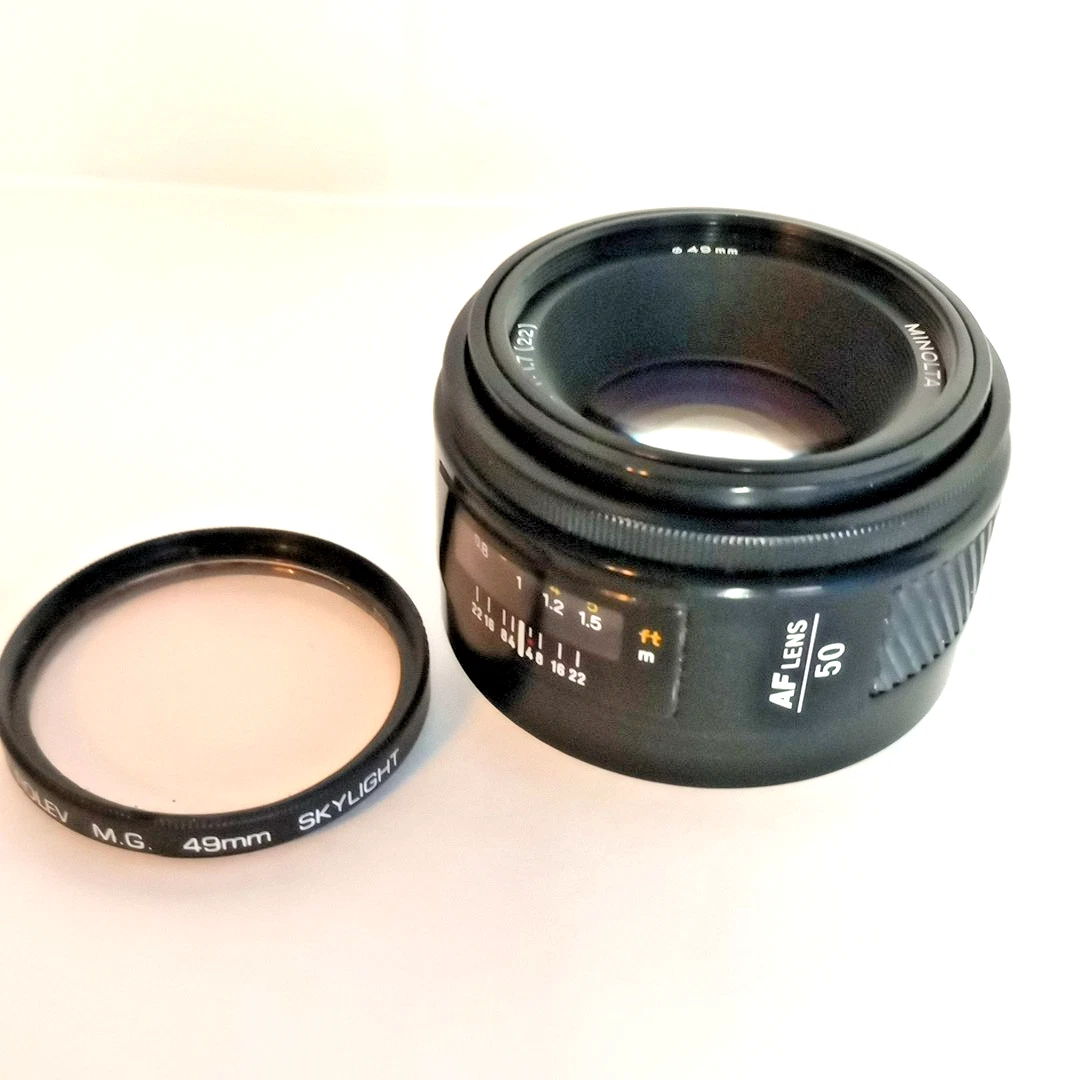 Minolta A-mount 50mm Focal Camera Lenses for sale | eBay