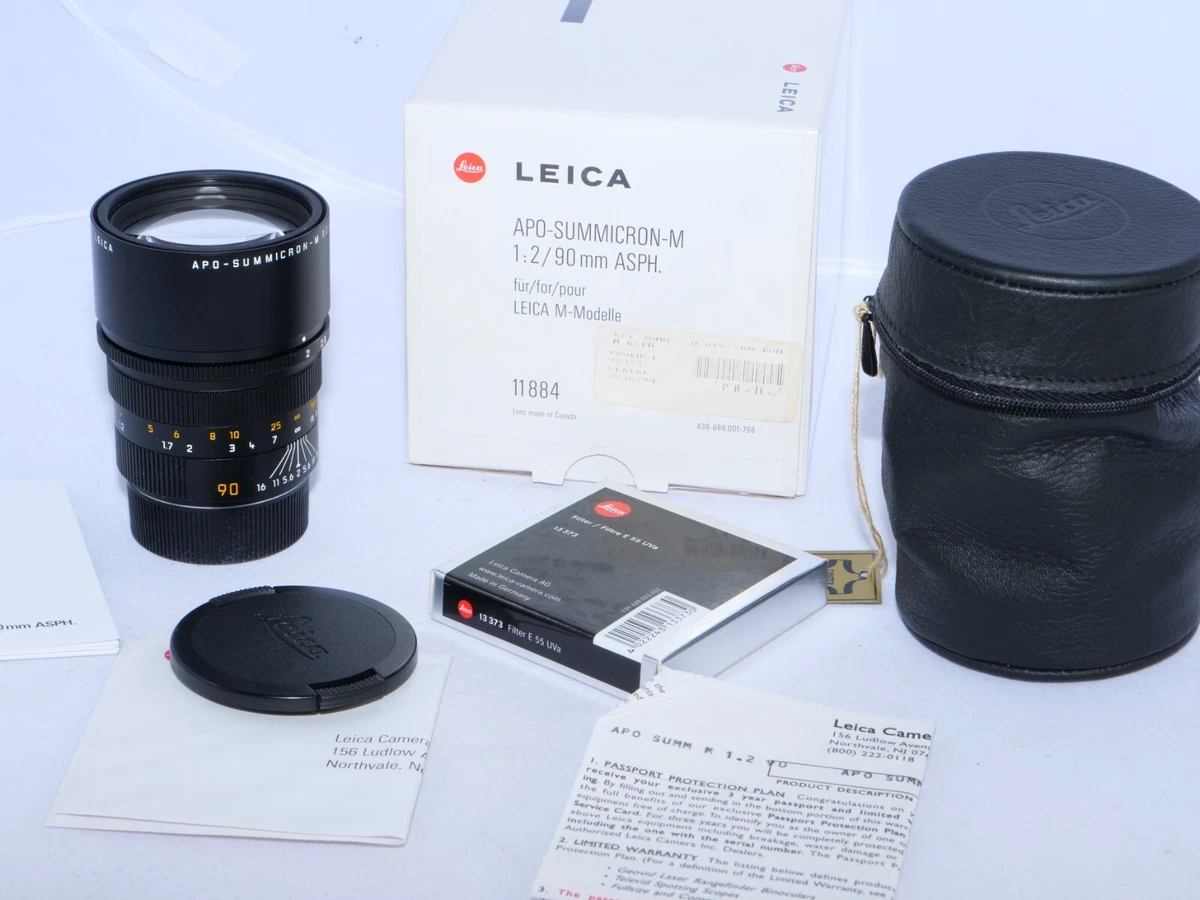 Leica APO-SUMMICRON-M 90mm Focal Camera Lenses for sale | eBay