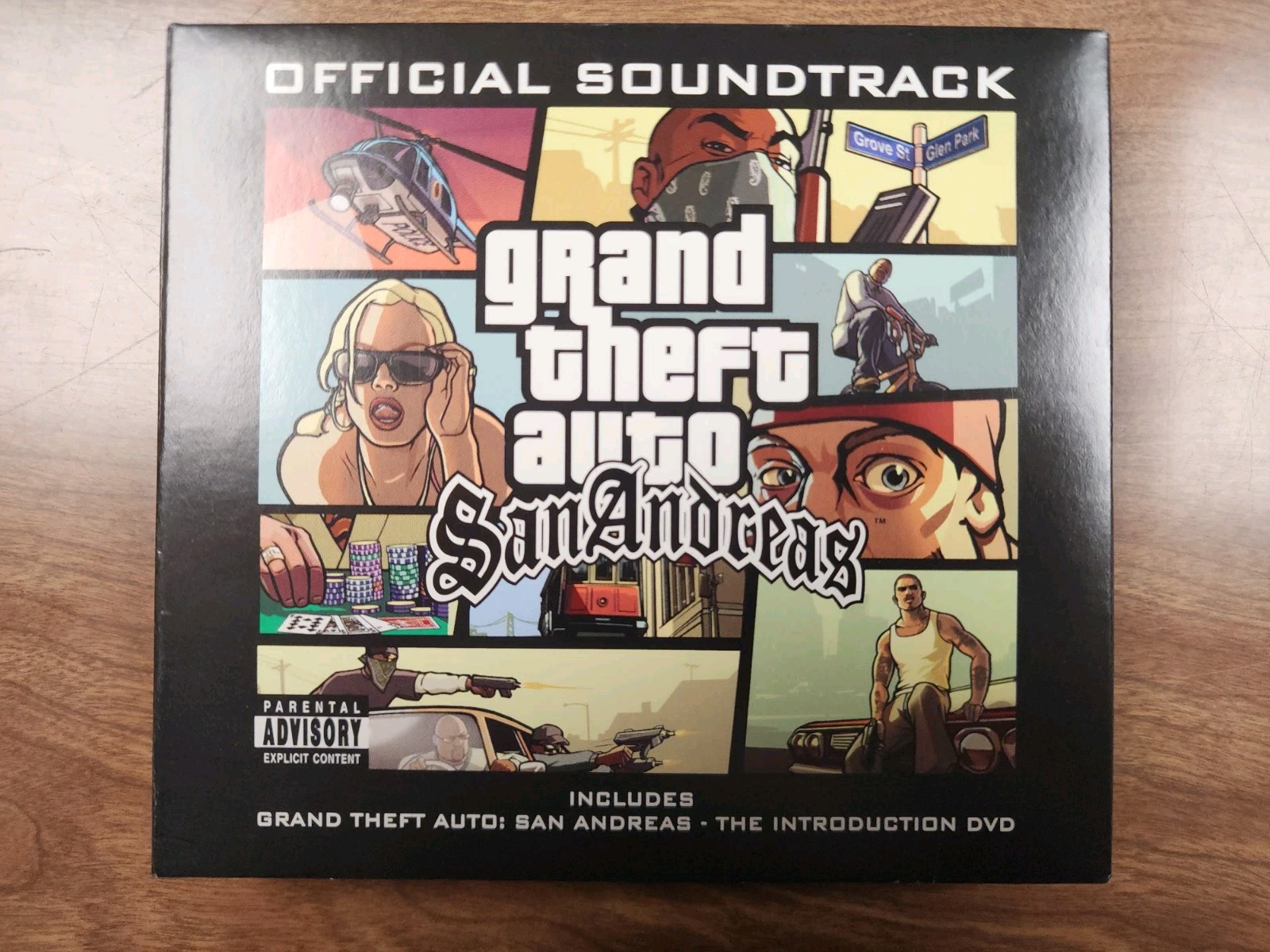 Grand Theft Auto: San Andreas Official Soundtrack 2 CD/1 DVD DISCS