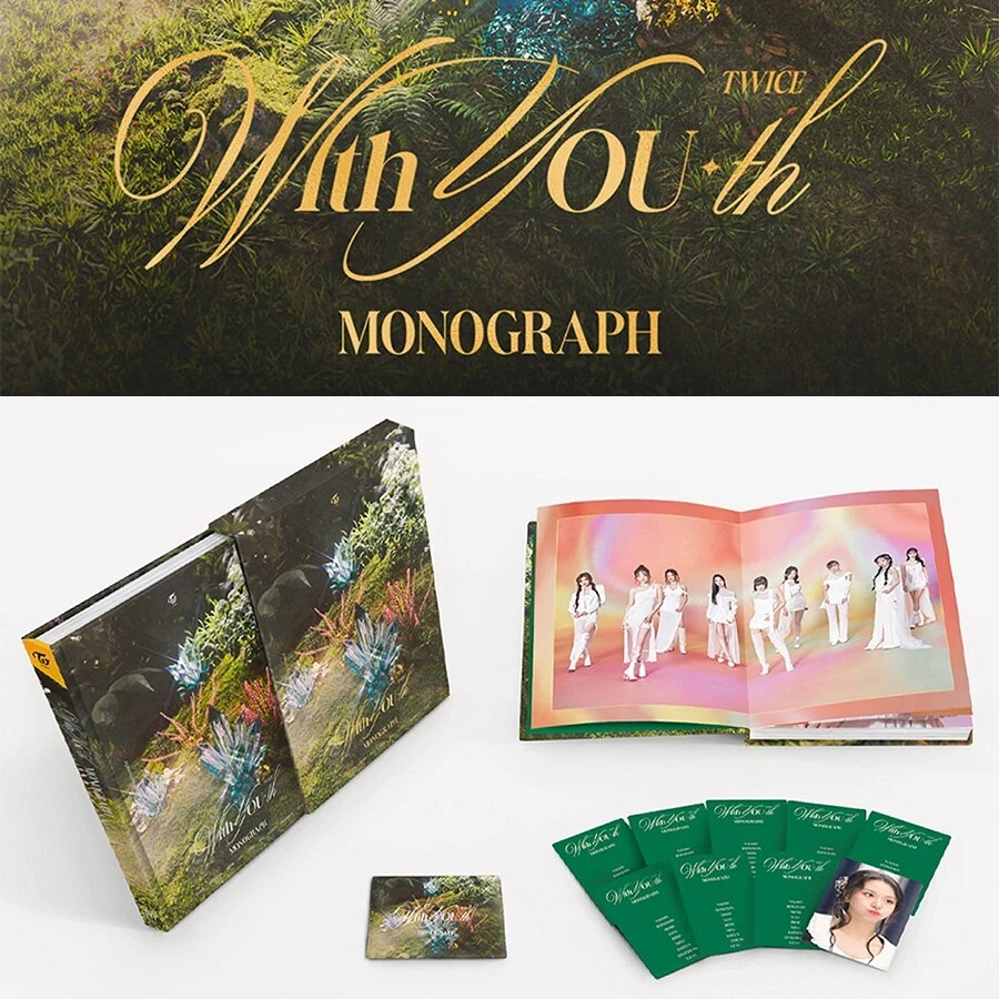 TWICE [WITH YOU-TH] MONOGRAPH / 150 page Photo Book+9ea Card+GIFT
