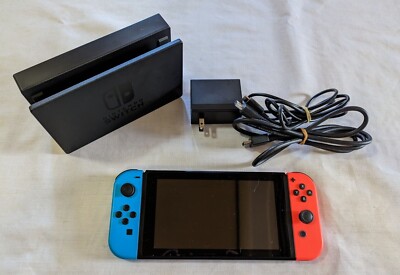 Nintendo Switch Console & Cord Colors Various Handheld Console HAC