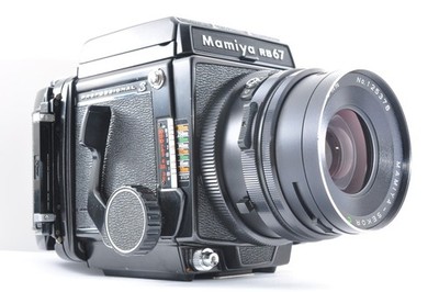 Mamiya RB67 Pro S Sekor C 90mm f/3.8 120 Film Back From Japan Near