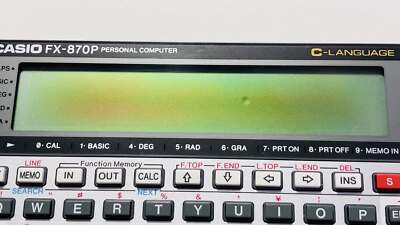 CASIO FX-870P Pocket Computer / RAM HD61700 / with Box & Manual