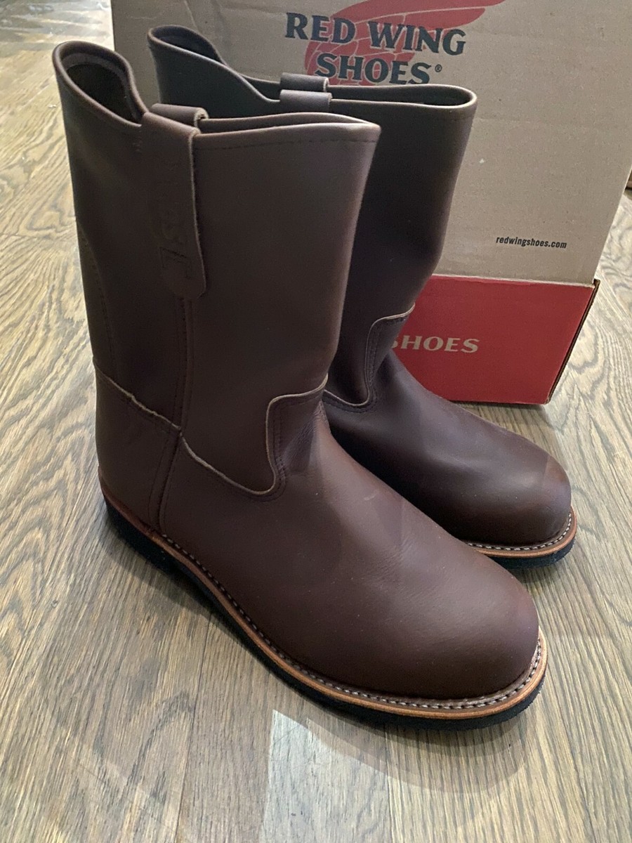 NIB RED WING 966 MEN'S 10-INCH PULL-ON STEEL Boot NEW IN BOX MADE