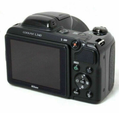 Nikon COOLPIX L340 20.48MP Digital Camera W. 28X Zoom Lens | eBay