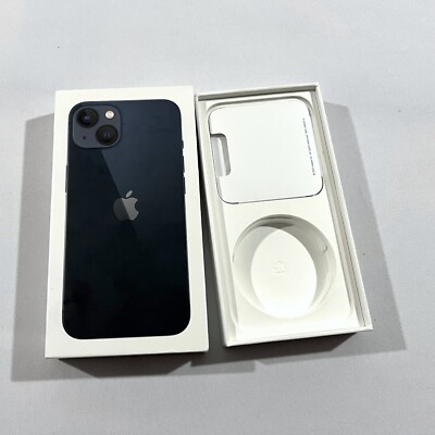 BOX ONLY Apple iPhone 13 Midnight 128GB Replacement MLA23LL/A