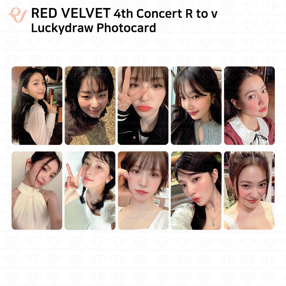 Red Velvet 4th Concert R to V Lucky Draw Photocard 1st 2nd Day 2