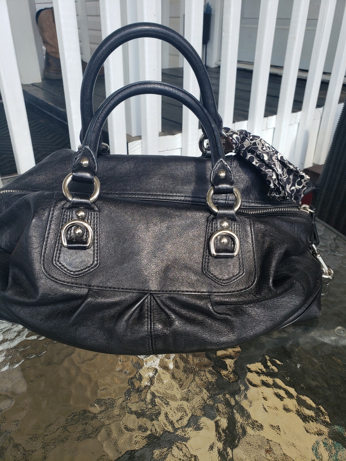Coach Ashley Black Leather - Gem
