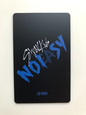 Stray Kids】 Lee Know NOEASY Soundwave Lucky Draw Official Photo