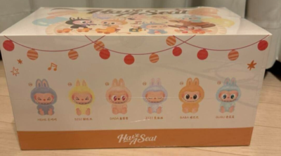 LABUBU THE MONSTERS Have a Seat Series Plush Toy POP MART 6-Pack