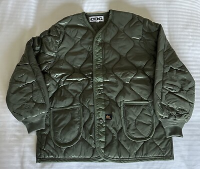CDG x Alpha Industries Upcycle Liner Jacket Size L | eBay