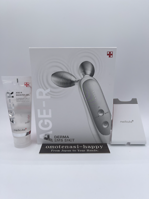 Medicube Age-R EMS Derma Shot Dedicated Gel & Stand set Device