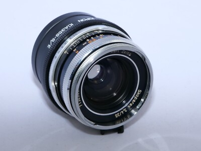 Icarex-35 Carl Zeiss Skoparex 35mm f3.4 W-A lens. Sony E adapter
