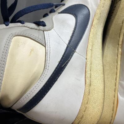 NIKE DYNASTY HIGH Gray x White x Navy US13 Made in Korea 1985
