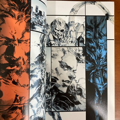 THE ART OF METAL GEAR SOLID 2 SONS OF LIBERTY Art Book
