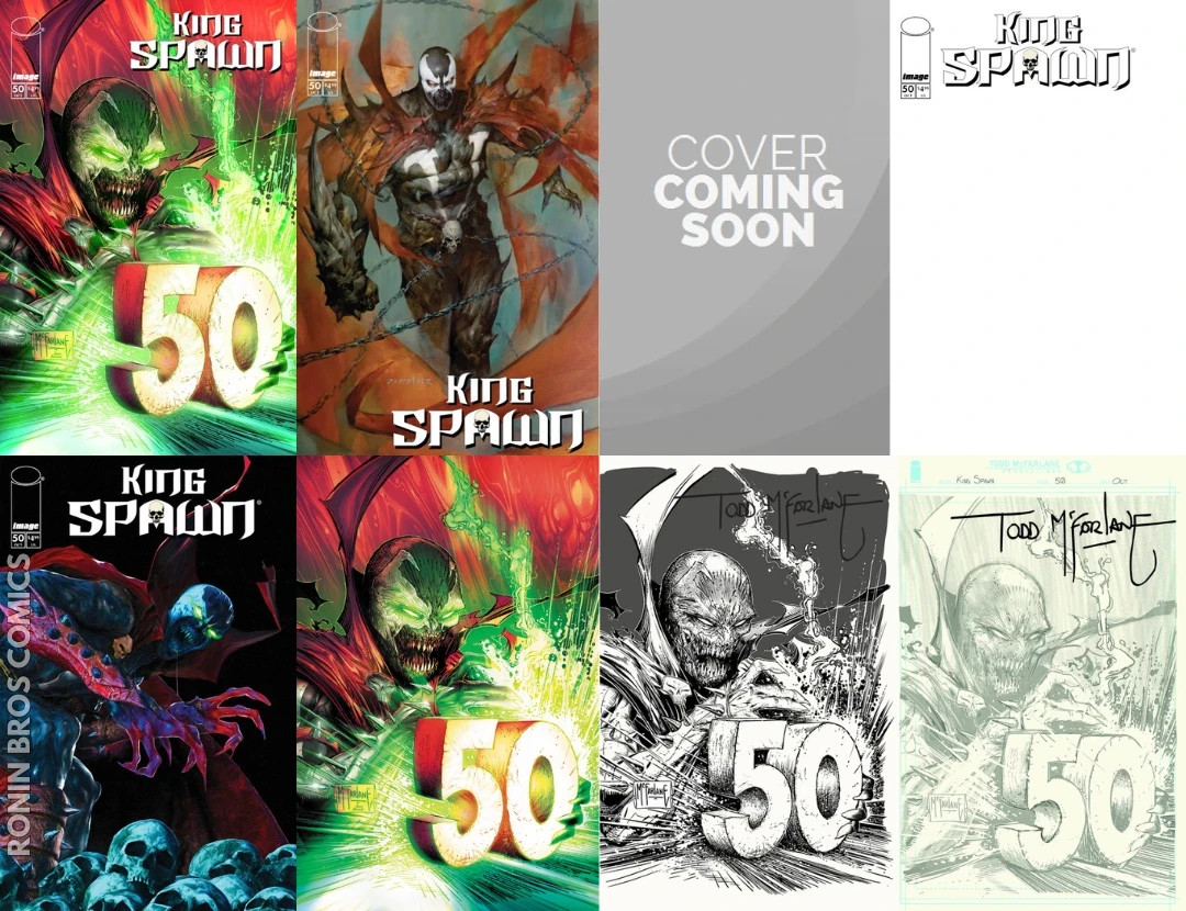 IMAGE Comics KING SPAWN #50 Cvr Select A B C D 1:1000 1:250 1:100