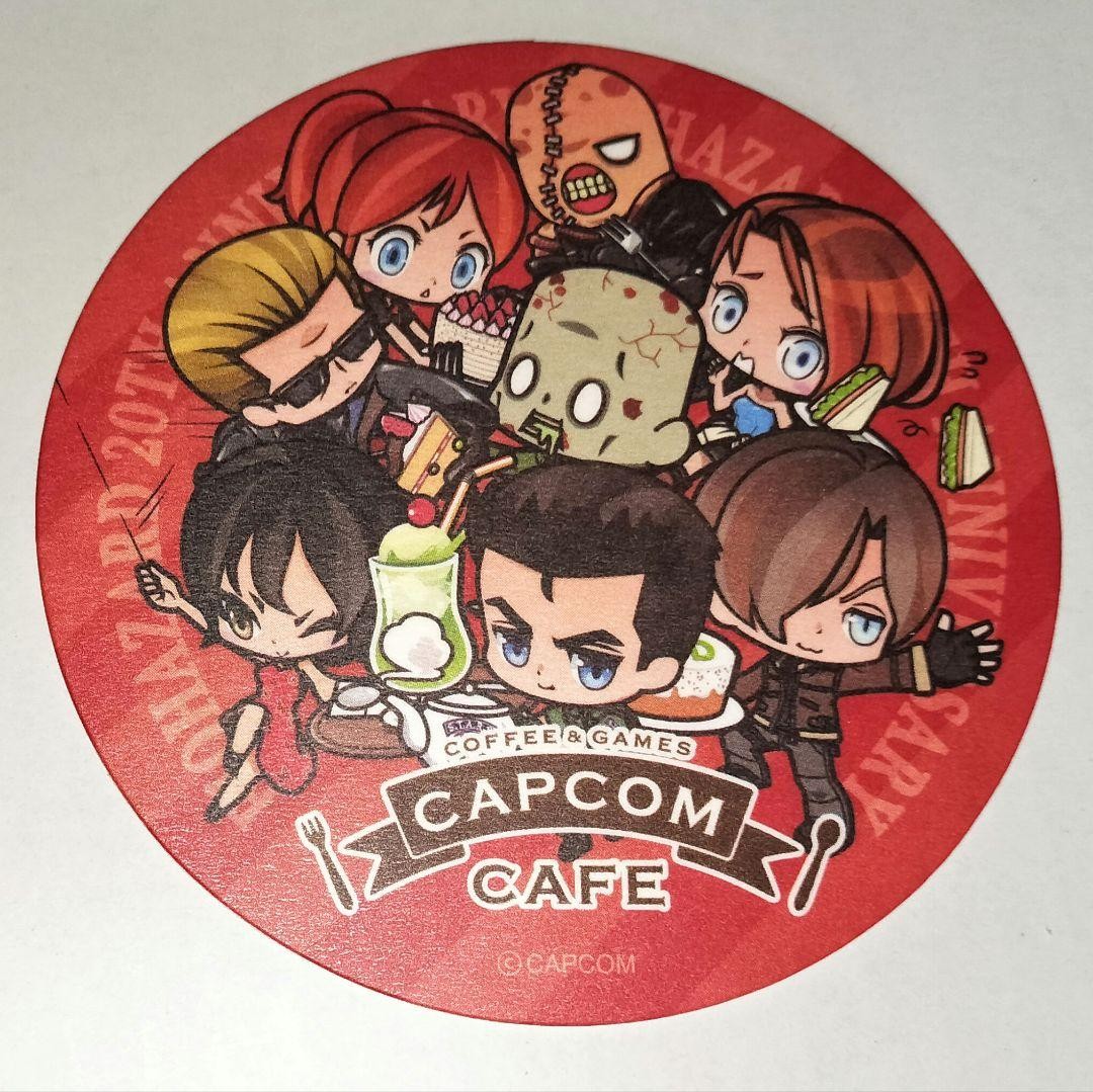 CAPCOM CAFE BIOHAZARD クリス・レッドフィールド ステッカー CAPCOM