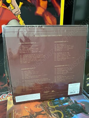 FINAL FANTASY XIV Vinyl Record Soundtrack 4 LP Box Set FF 14