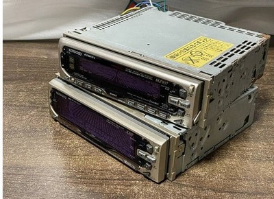 Kenwood MZ907 X707 1DIN CD MD Cassette Deck Player Set Working | eBay