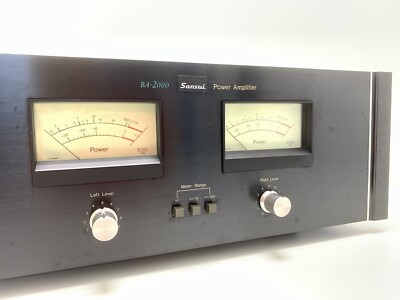SANSUI BA-2000 Stereo Power Amplifier 220 WRMS Vintage 1977 Hi Fi