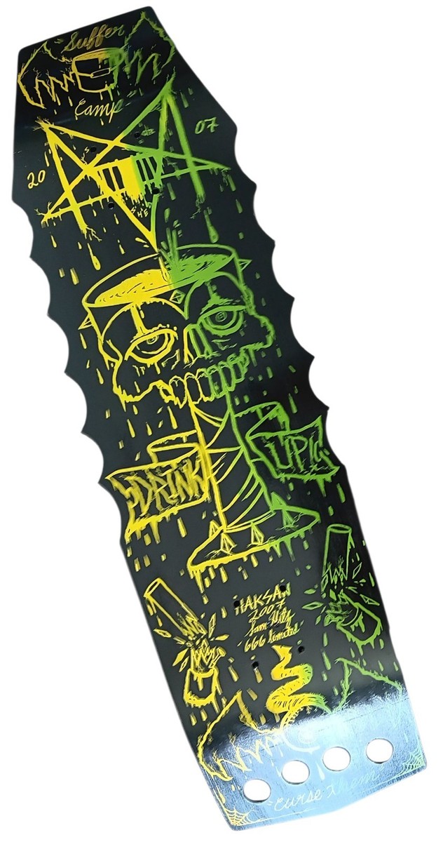 Creature 2007 Sam Hitz Haksaw RARE LIMITED To 666 Skateboard Deck