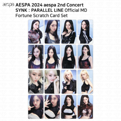 Aespa 2024 2nd Concert SYNK : PARALLEL LINE MD Fortune Scratch