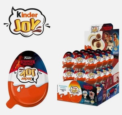 SET 6 X Kinder Joy Stranger Things Funko Mini Figures – Rare