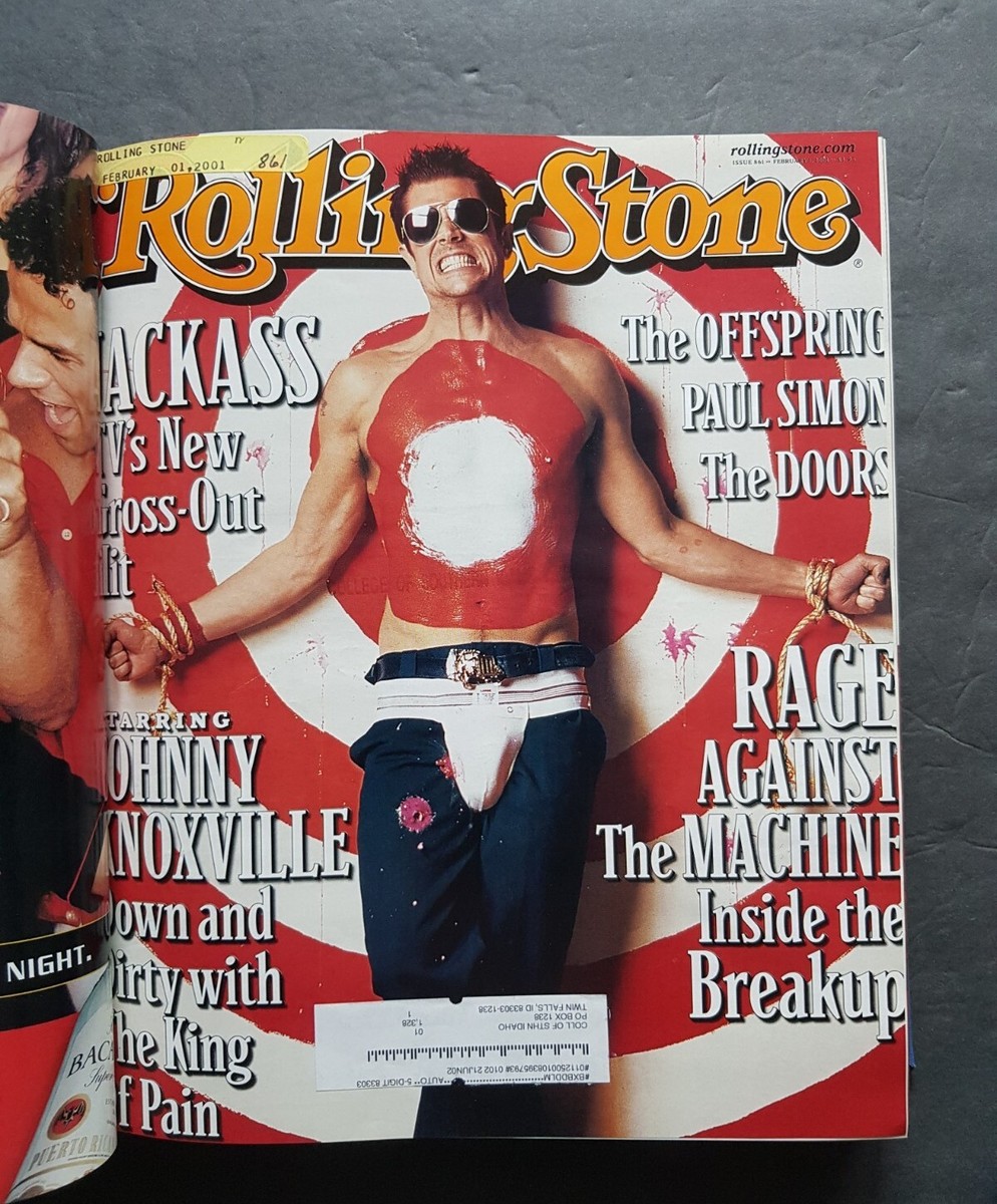 Rolling Stone Magazine Library Bound January-June 2001 Johnny
