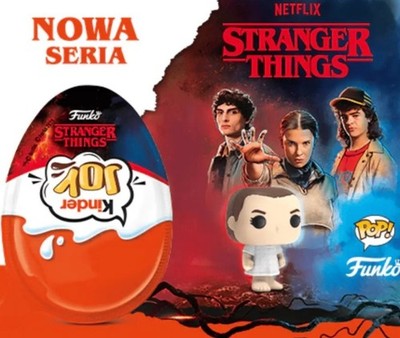 SET 6 X Kinder Joy Stranger Things Funko Mini Figures – Rare