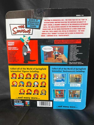 100% authentic SERIES 13 TUXEDO KRUSTY WOS ACTION FIGURE PLAYMATES