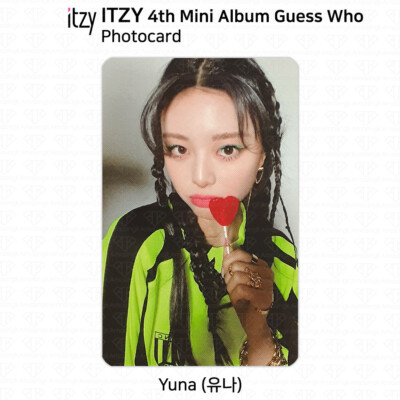 ITZY 4th Mini Album Guess Who Official Photocard Yeji Lia Ryujin