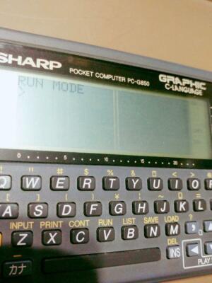 SHARP Pocket computer PC G850 Scientific Function Calculator