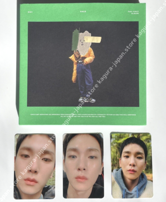 SHINee KEY FACE [Green ver.] 1st Solo Album 2018 CD + Booklet +