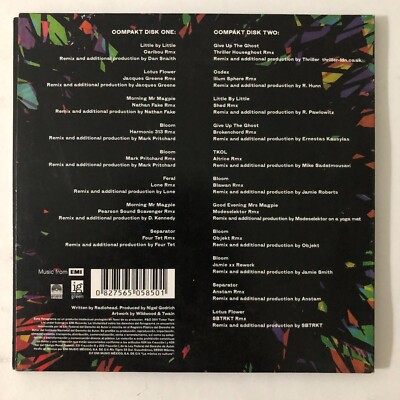 RADIOHEAD -TKOL RMX 1234567- 2011 MEXICAN DOUBLE CD ALBUM, DIGIPAK