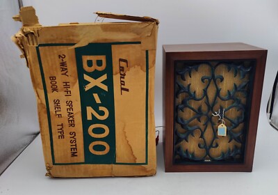 Coral BX-200 Bookshelf Speaker System Sounds Great - See Video